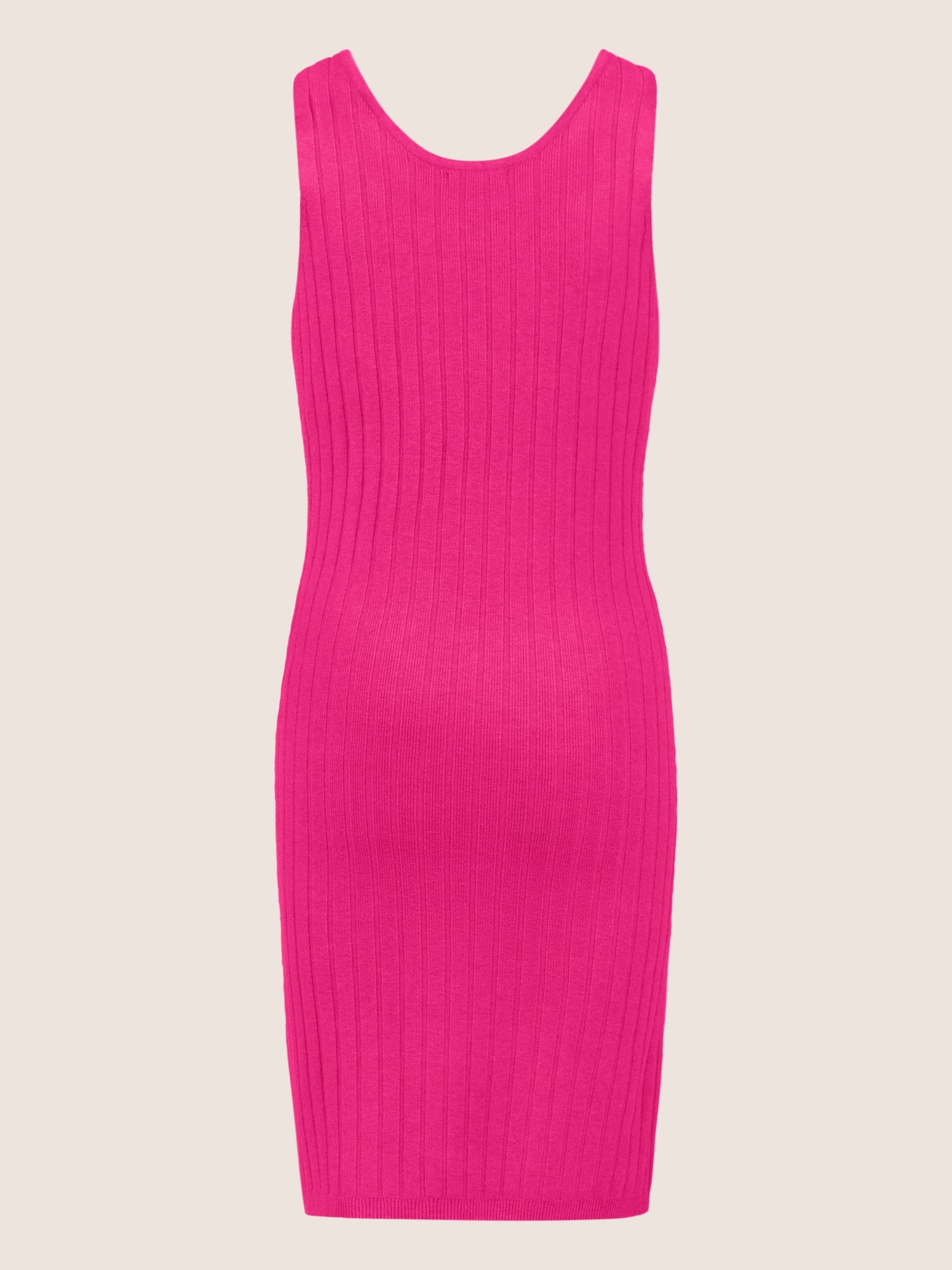 APART Strick- Set aus einem ärmllosen Kleid und einem Pullover | pink