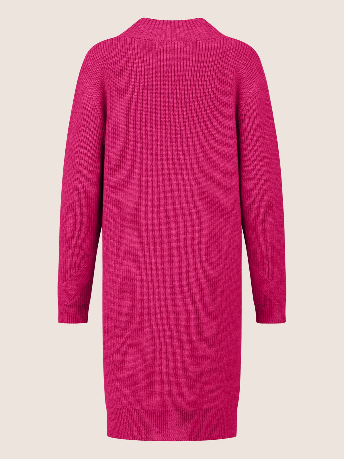 APART Oversized Strickkleid in Gerade Form | pink