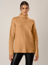 APART Pullover aus einer soften Viskose- Mischung mit Kaschmir | cognac