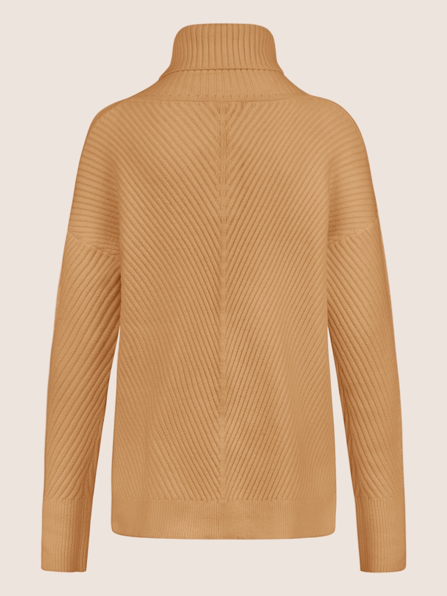 APART Pullover aus einer soften Viskose- Mischung mit Kaschmir | cognac