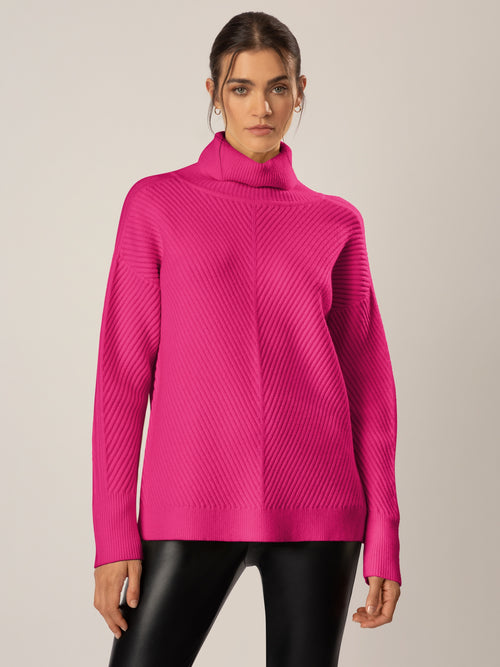 APART Pullover aus einer soften Viskose- Mischung mit Kaschmir | pink image 1