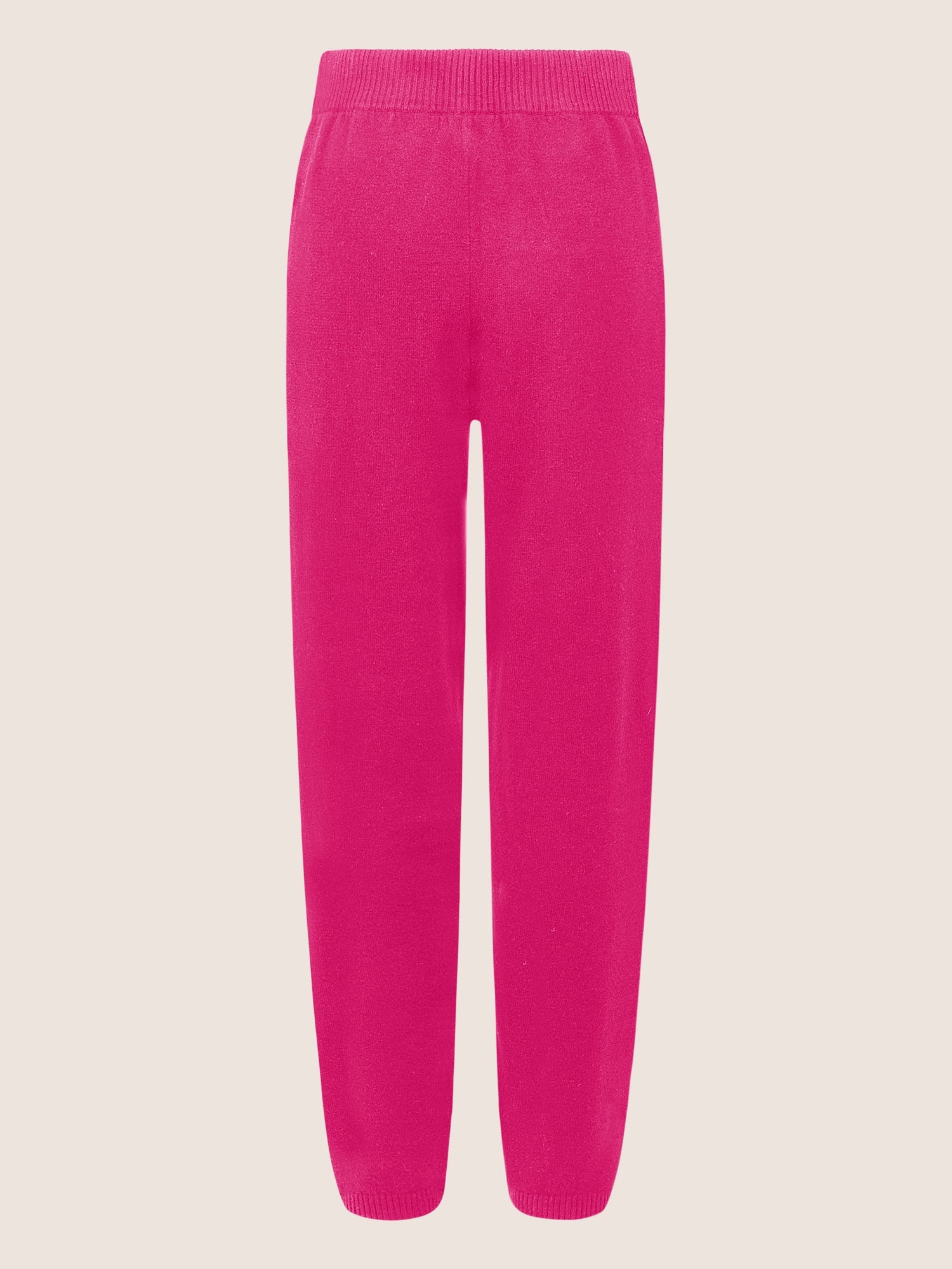 APART Strick-Jogpants aus einer soften Viskose- Mischung mit Kaschmir | pink