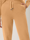 APART Strick-Jogpants aus einer soften Viskose- Mischung mit Kaschmir | cognac