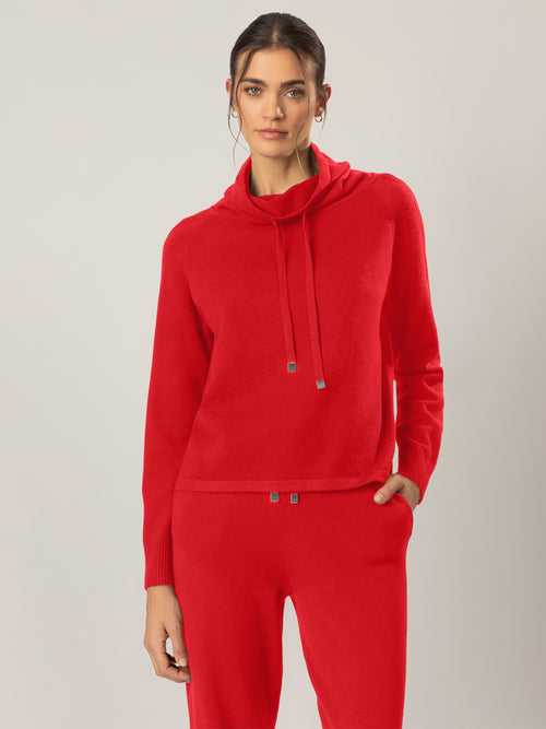 APART Pullover aus einer soften Viskose Mischung mit Kaschmir | rot image 1