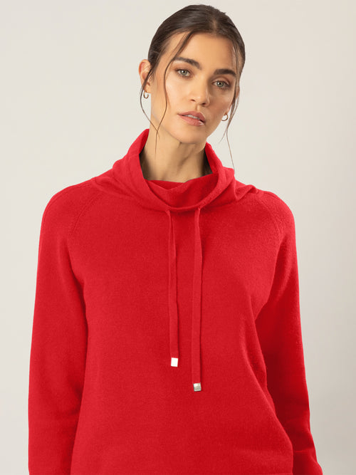 APART Pullover aus einer soften Viskose Mischung mit Kaschmir | rot image 1