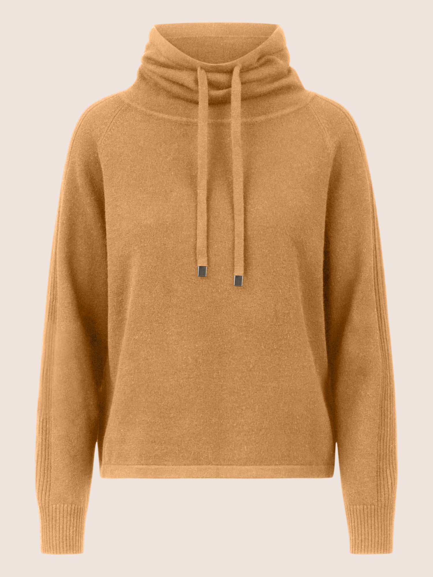 APART Pullover aus einer soften Viskose Mischung mit Kaschmir | cognac