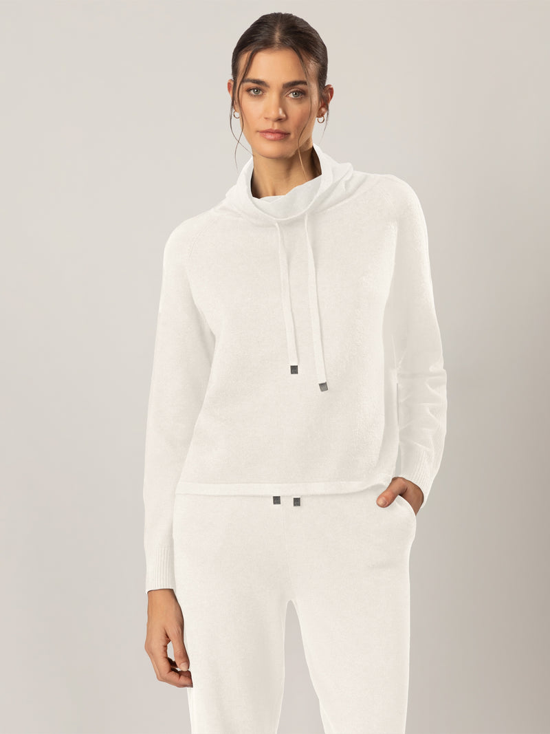 APART Pullover aus einer soften Viskose Mischung mit Kaschmir | creme