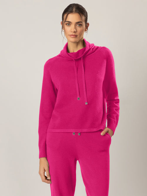 APART Pullover aus einer soften Viskose Mischung mit Kaschmir | pink image 1