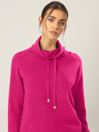 APART Pullover aus einer soften Viskose Mischung mit Kaschmir | pink