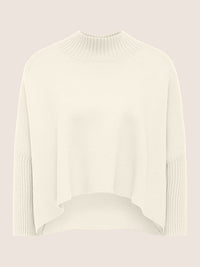 APART Oversized Pullover in Milano- Knit aus einer soften Viskose- Mischung mit Kaschmir | creme