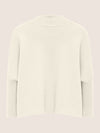 APART Oversized Pullover in Milano- Knit aus einer soften Viskose- Mischung mit Kaschmir | creme