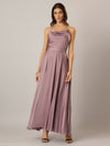 APART Satin-Abendkleid aus mattschimmerndem Satin | mauve