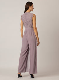 APART Overall mit Spitzenoberteil | mauve