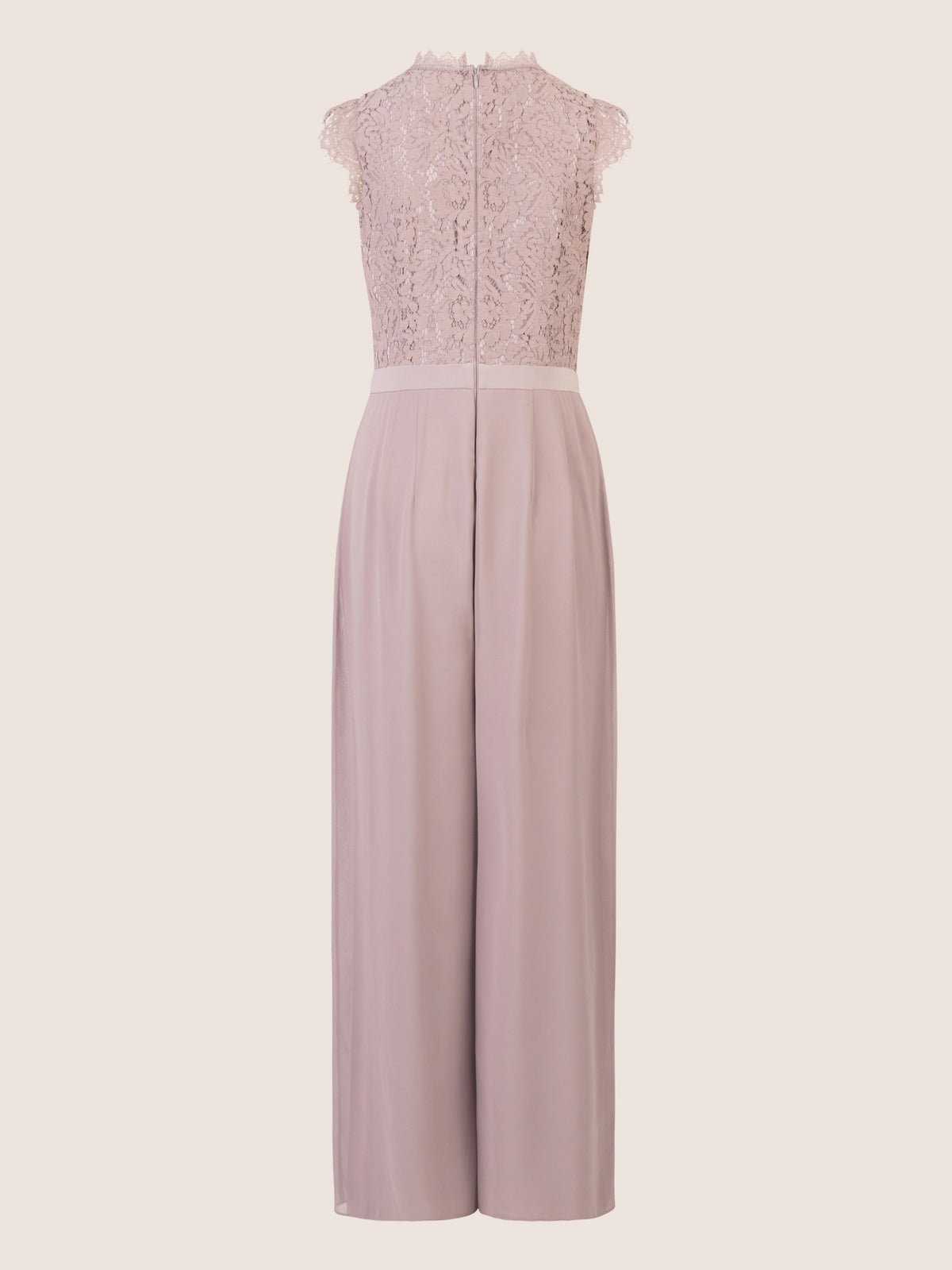 APART Overall mit Spitzenoberteil | mauve