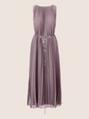 APART langes Plisseekleid mit allover Sonnenplissee | mauve