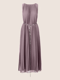 APART langes Plisseekleid mit allover Sonnenplissee | mauve