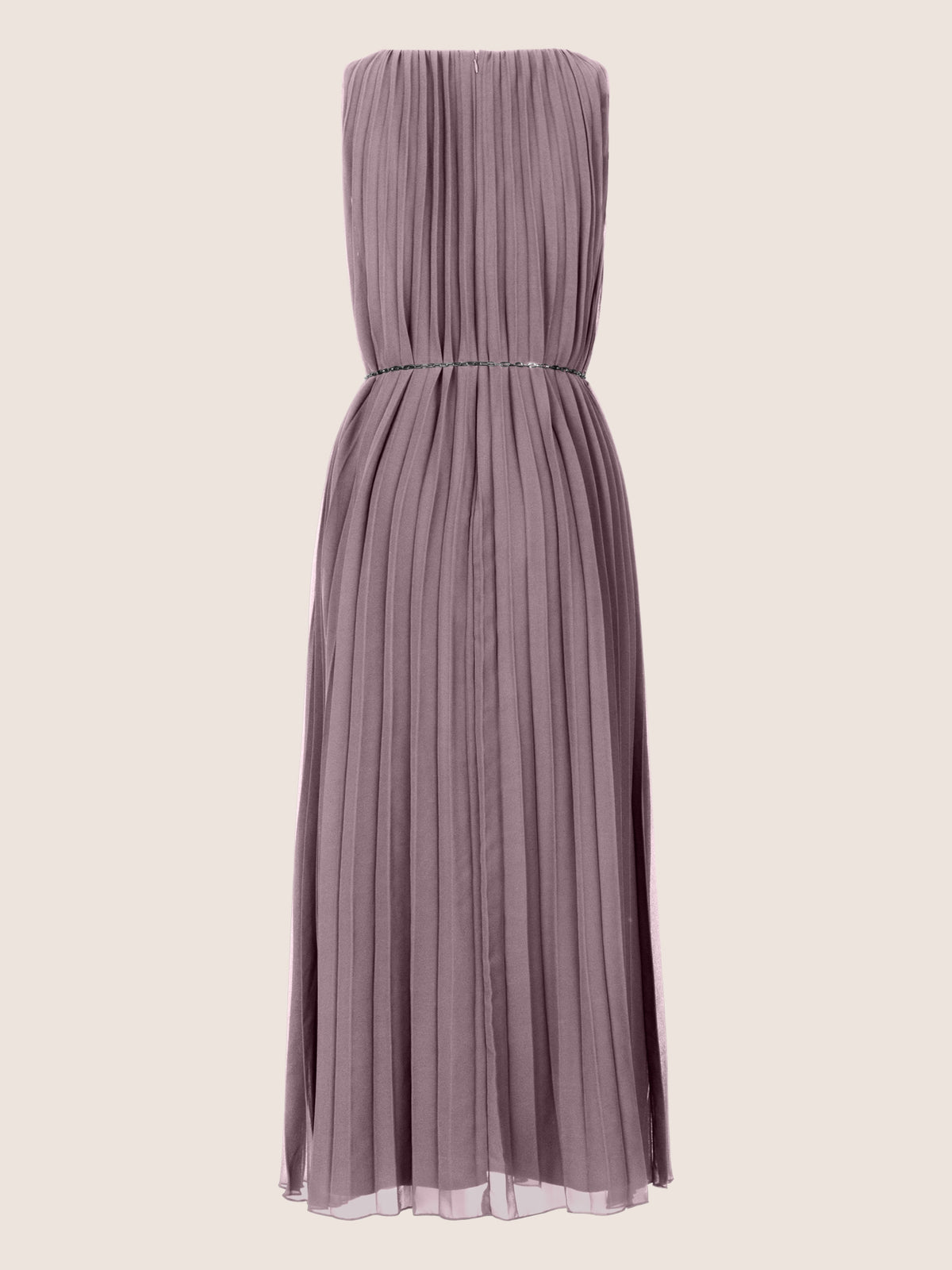 APART langes Plisseekleid mit allover Sonnenplissee | mauve