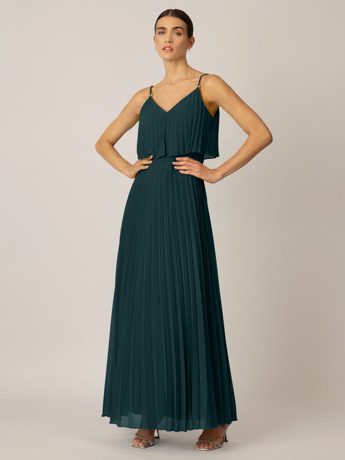 APART Abendkleid in 2in1 Optik | emerald image 1