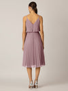 APART Cocktailkleid in 2in1 Optik | mauve