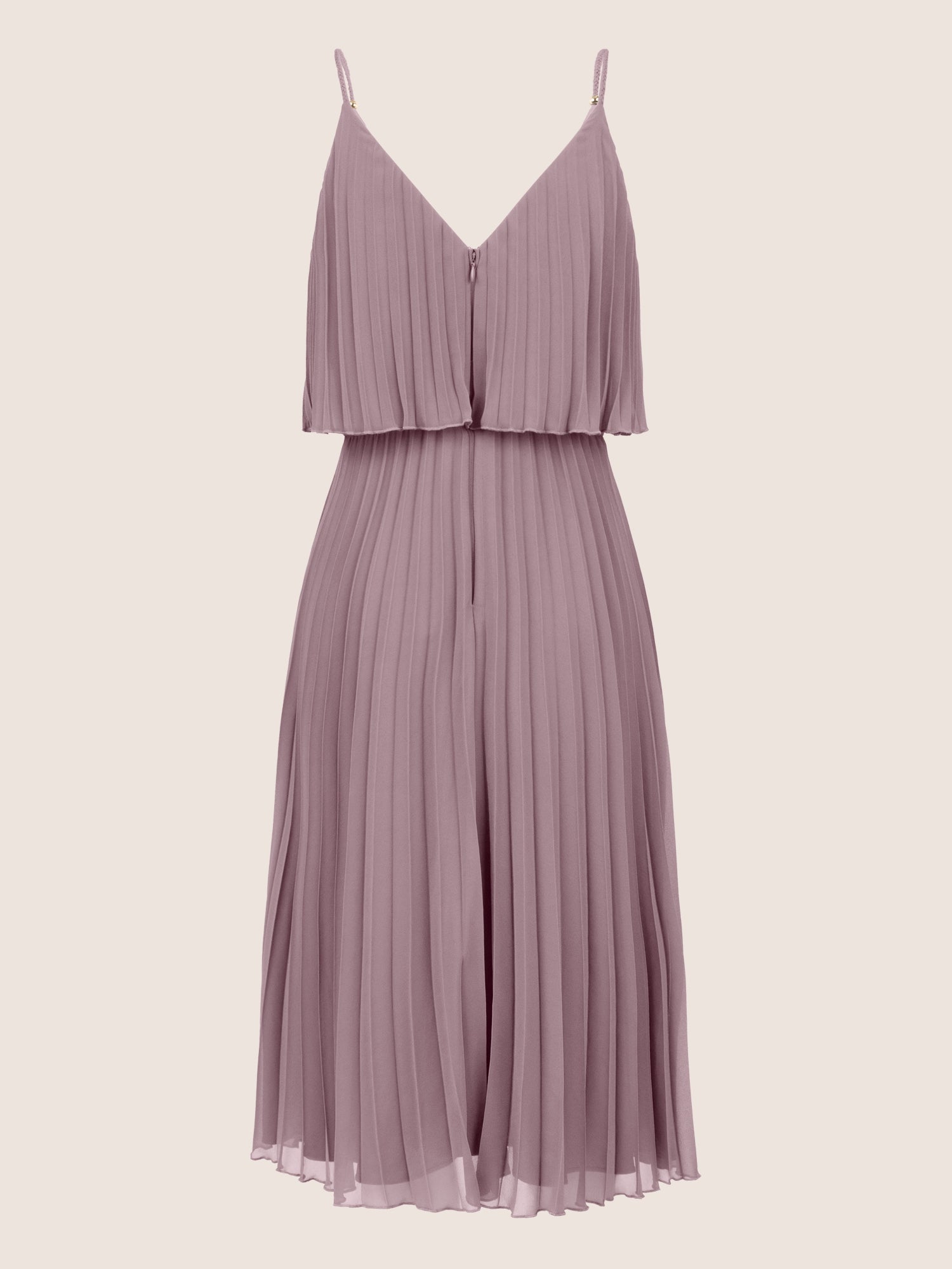 APART Cocktailkleid in 2in1 Optik | mauve