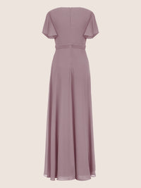 APART Overall aus Chiffon mit Abendkleid Optik | mauve