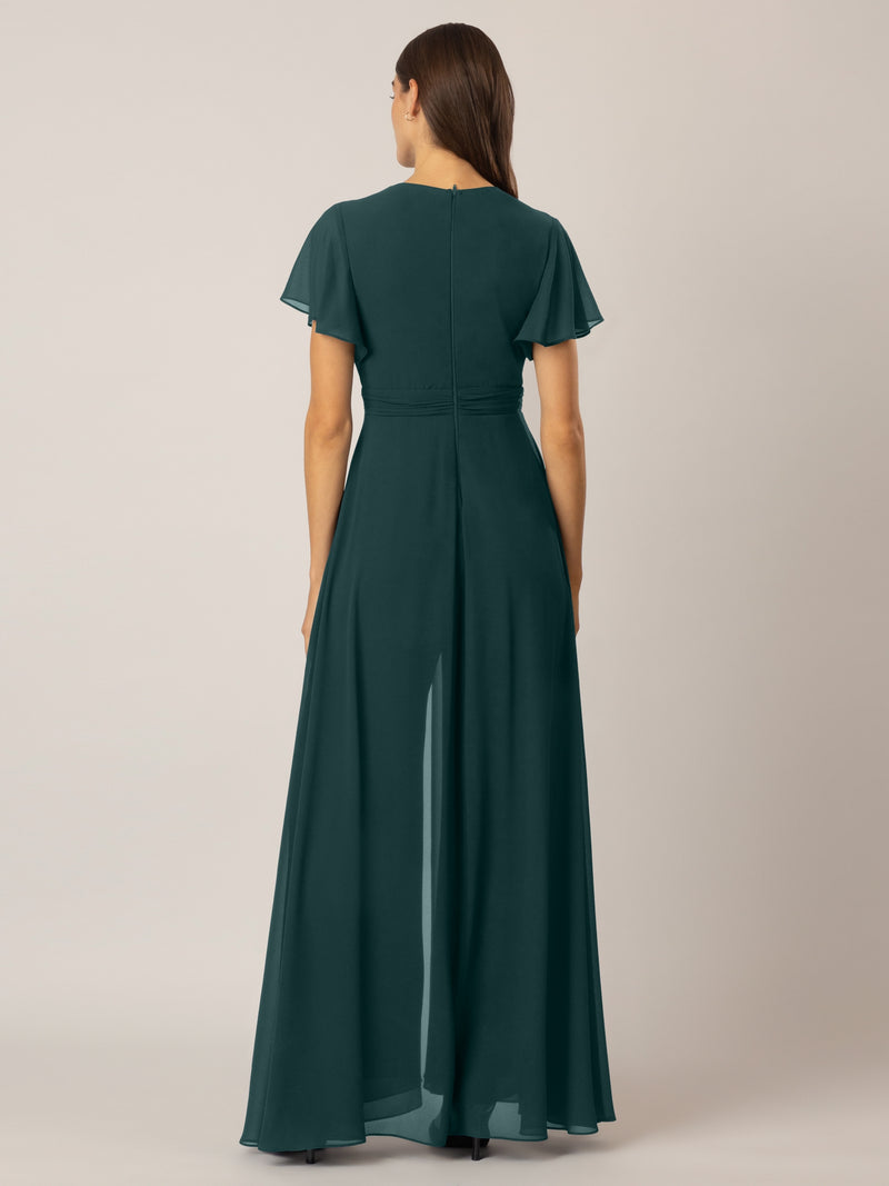 APART Overall aus Chiffon mit Abendkleid Optik | emerald