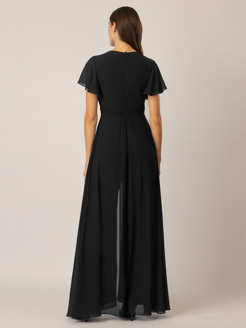 APART Overall aus Chiffon mit Abendkleid Optik | schwarz image 1