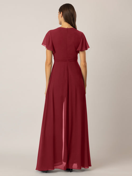 APART Overall aus Chiffon mit Abendkleid Optik | bordeaux image 1