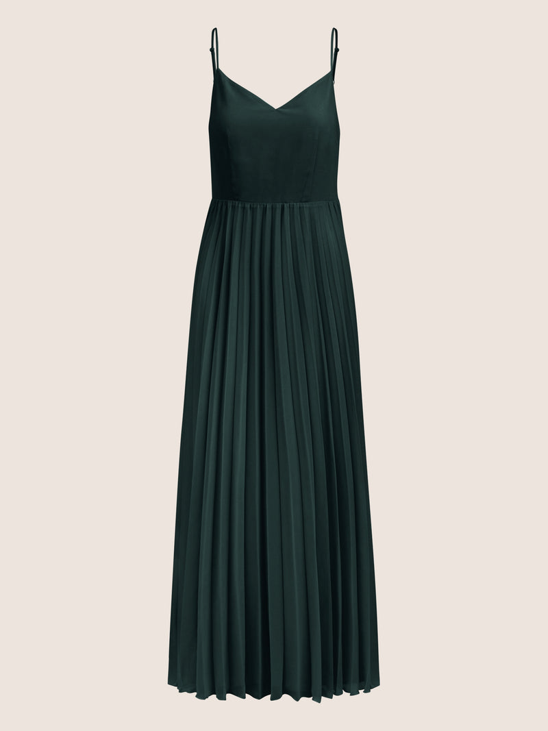 APART Abendkleid mit Spitzenjacke | emerald