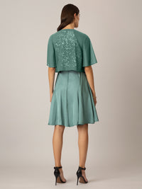 APART Chiffonbolero aus semitransparentem Chiffon | jade