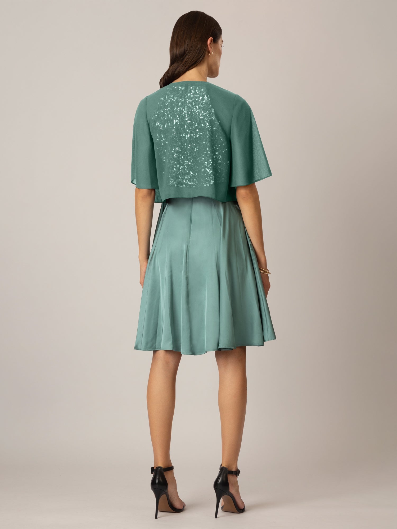 APART Chiffonbolero aus semitransparentem Chiffon | jade