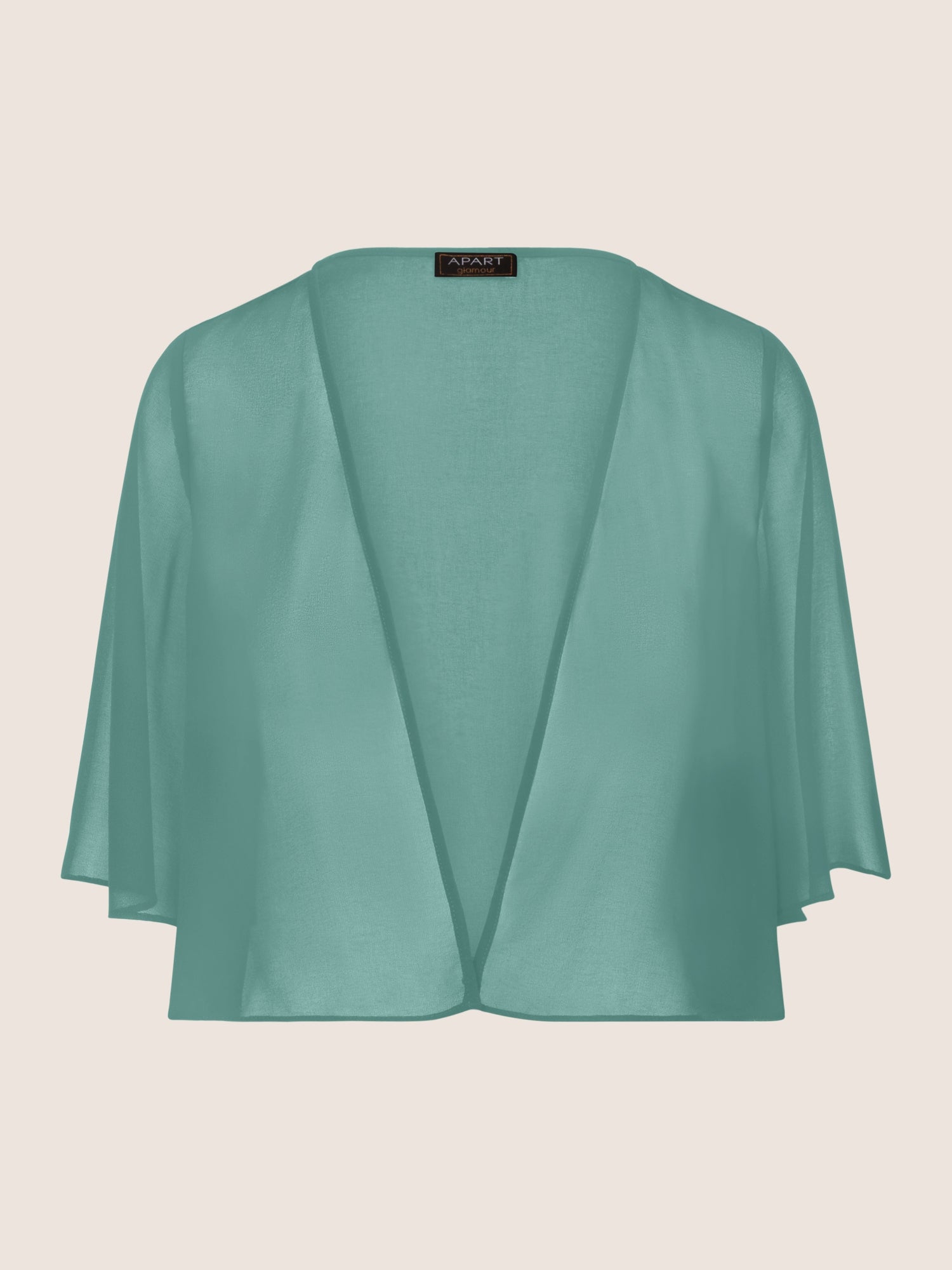 APART Chiffonbolero aus semitransparentem Chiffon | jade