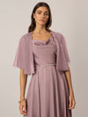 APART Chiffonbolero aus semitransparentem Chiffon | mauve