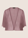 APART Chiffonbolero aus semitransparentem Chiffon | mauve