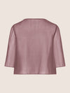 APART Chiffonbolero aus semitransparentem Chiffon | mauve