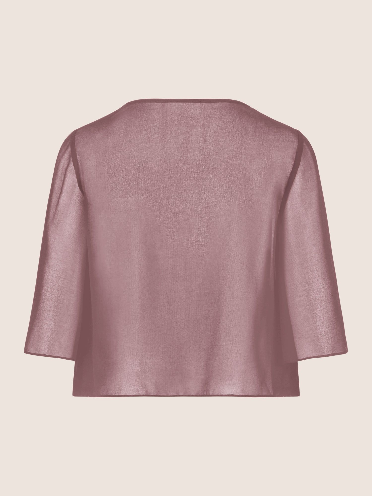 APART Chiffonbolero aus semitransparentem Chiffon | mauve