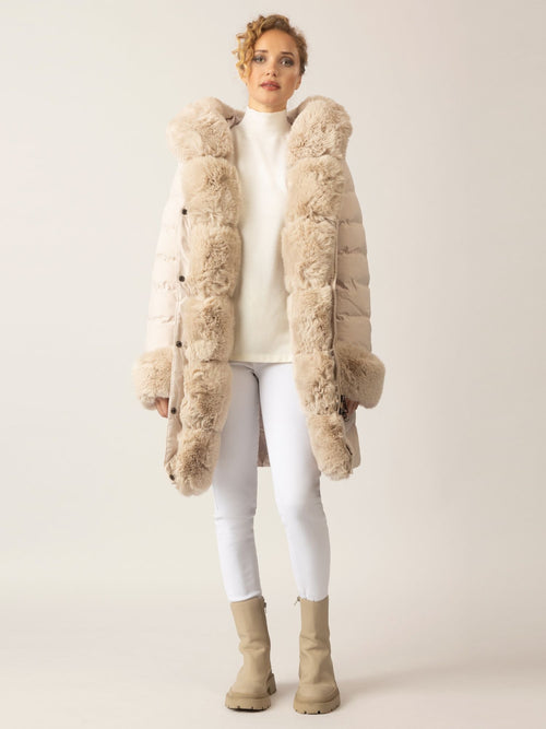 APART Winterjacke mit Reißverschluss für optimalen Schutz im Winter | beige image 1