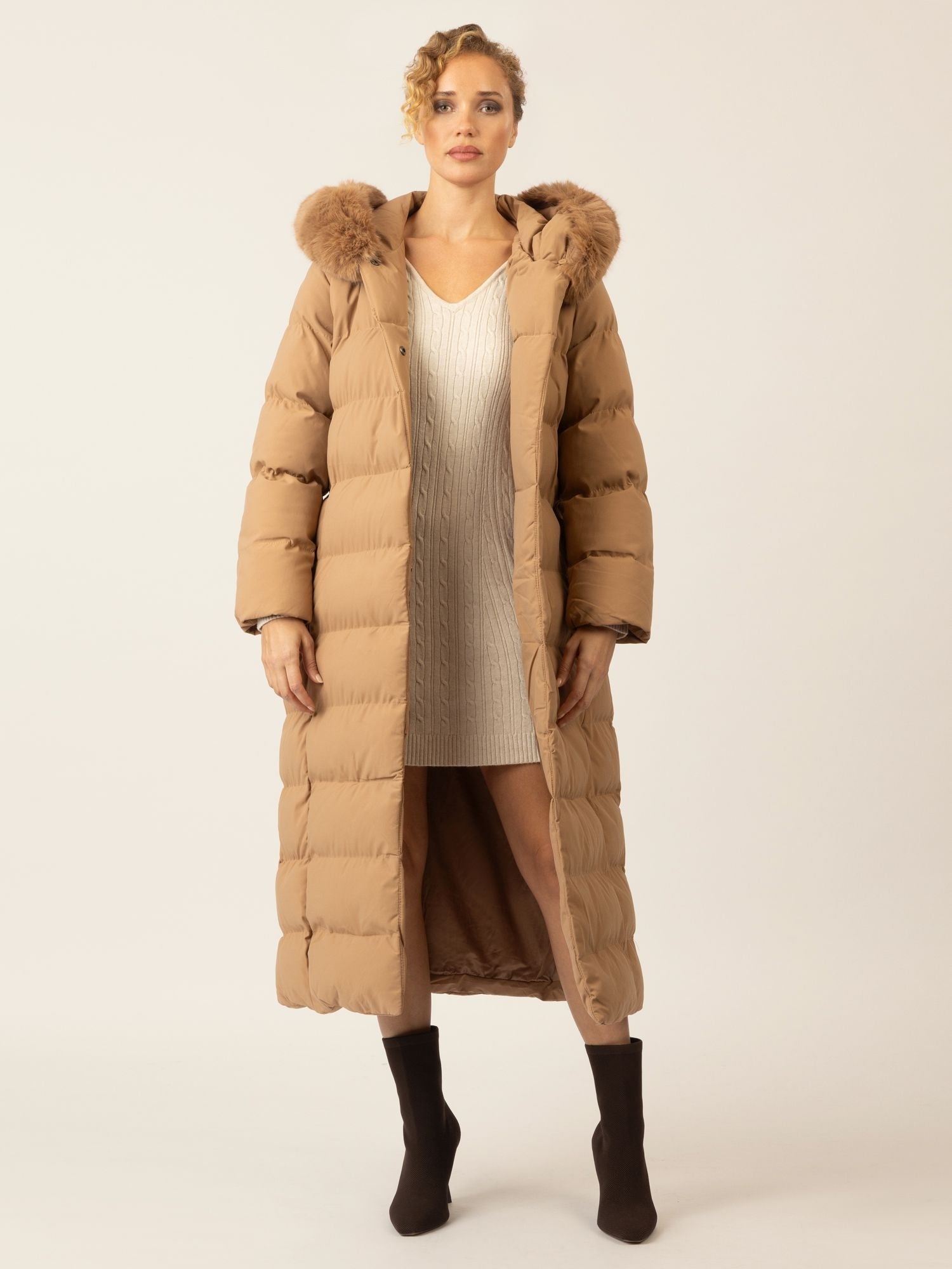 APART Winterjacke mit Reißverschluss für maximalen Schutz im Winter | camel