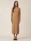 APART elegantes Strickkleid mit Rollkragen | camel