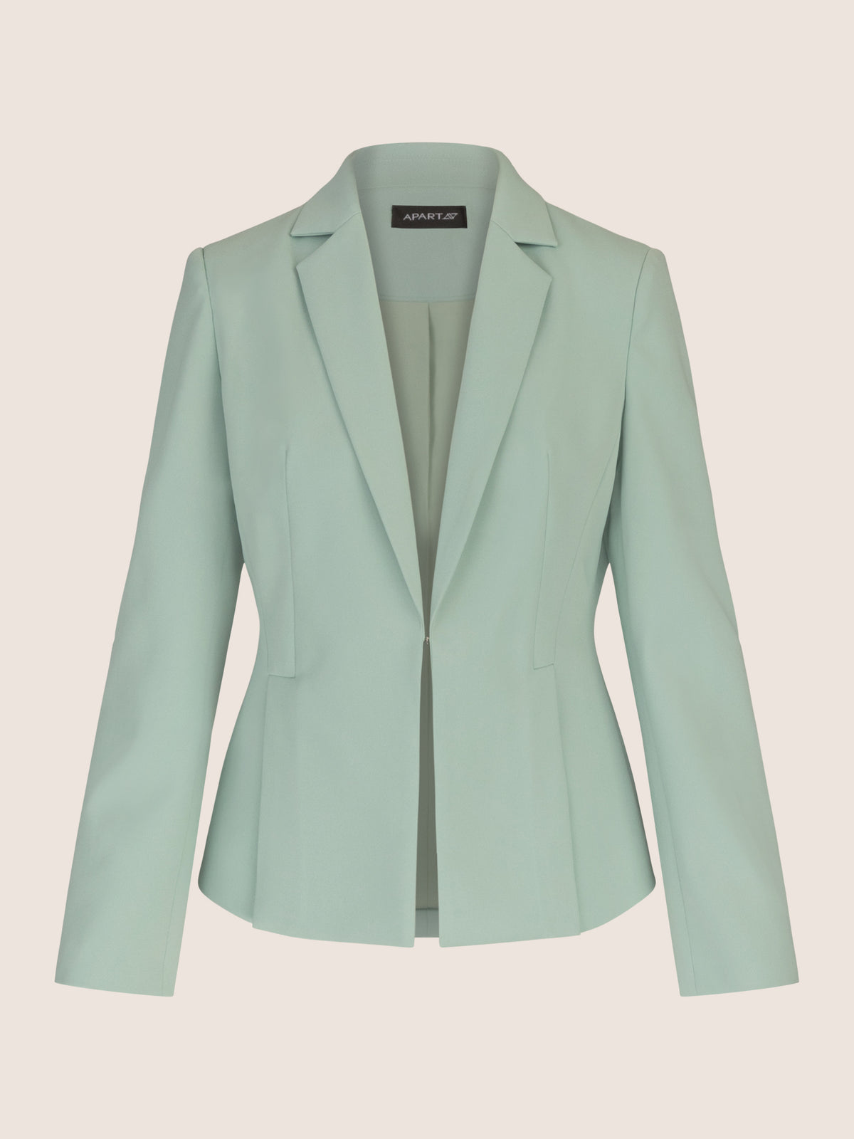 APART Blazer mit langgezogenem Revers und vorne langen Schlitzen | mint