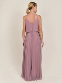 APART Abendkleid in 2in1 Optik | mauve