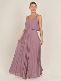 APART Abendkleid in 2in1 Optik | mauve