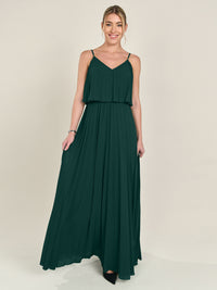 APART Abendkleid in 2in1 Optik | emerald