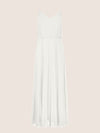 APART Abendkleid in 2in1 Optik | creme