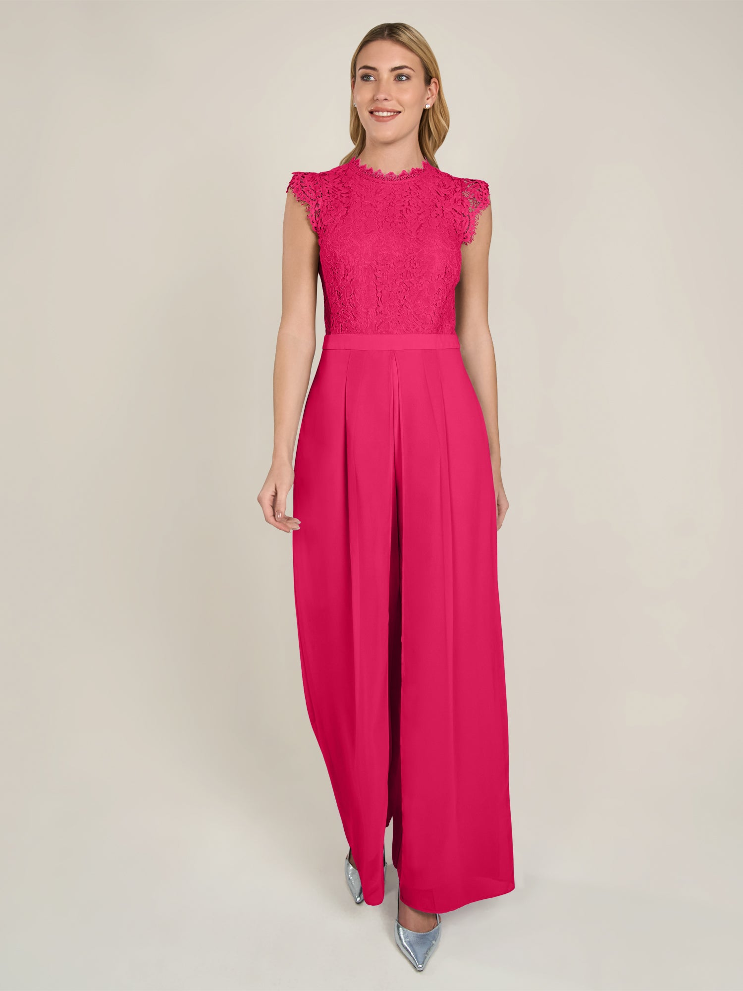 APART Overall mit Spitzenoberteil und aus hochwertigem Material | pink