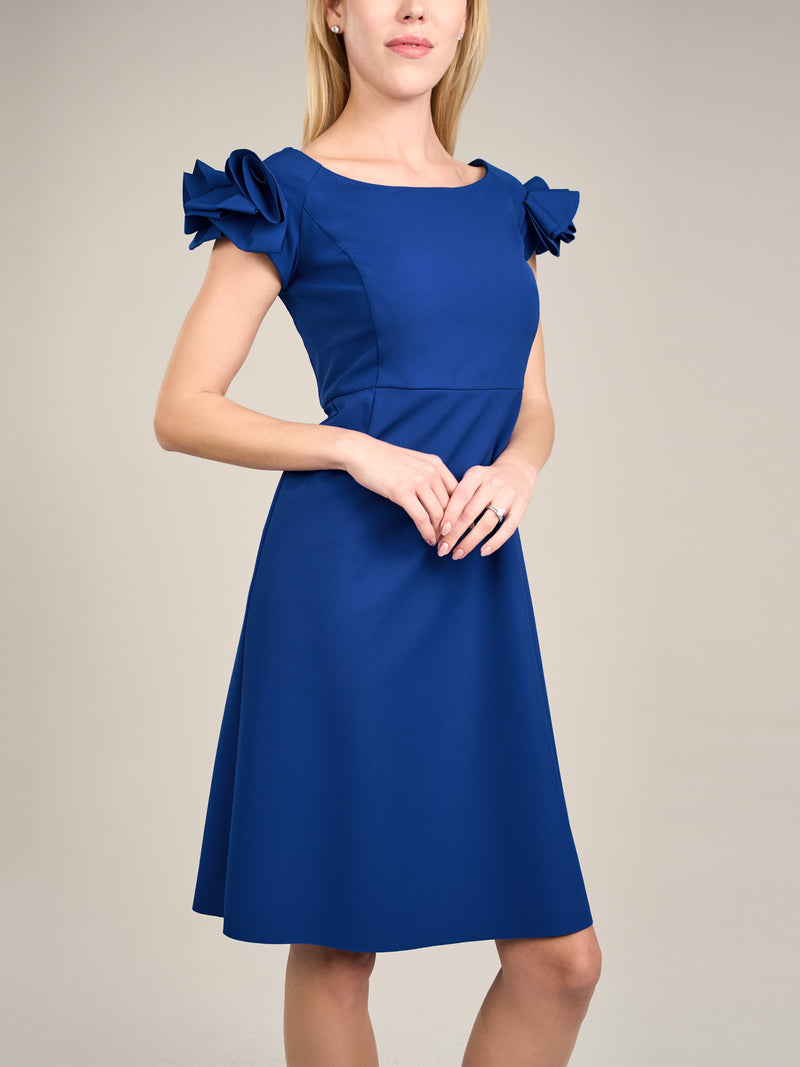 APART Cocktailkleid mit sehr weiten Ausschnitt | royalblau