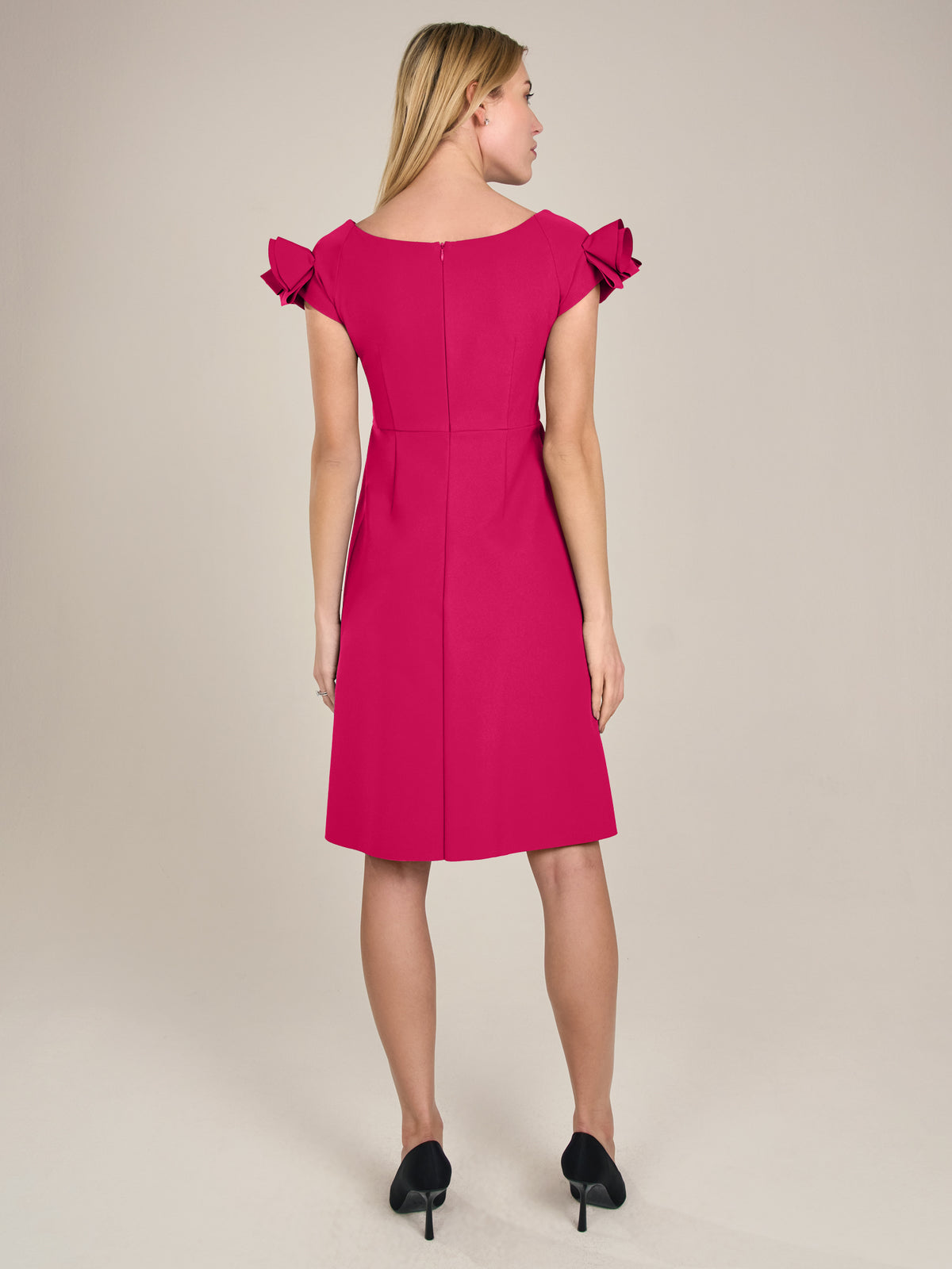 APART Cocktailkleid mit sehr weiten Ausschnitt | pink