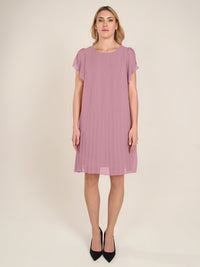 APART Chiffonkleid aus einem leicht körnigen Georgette | mauve