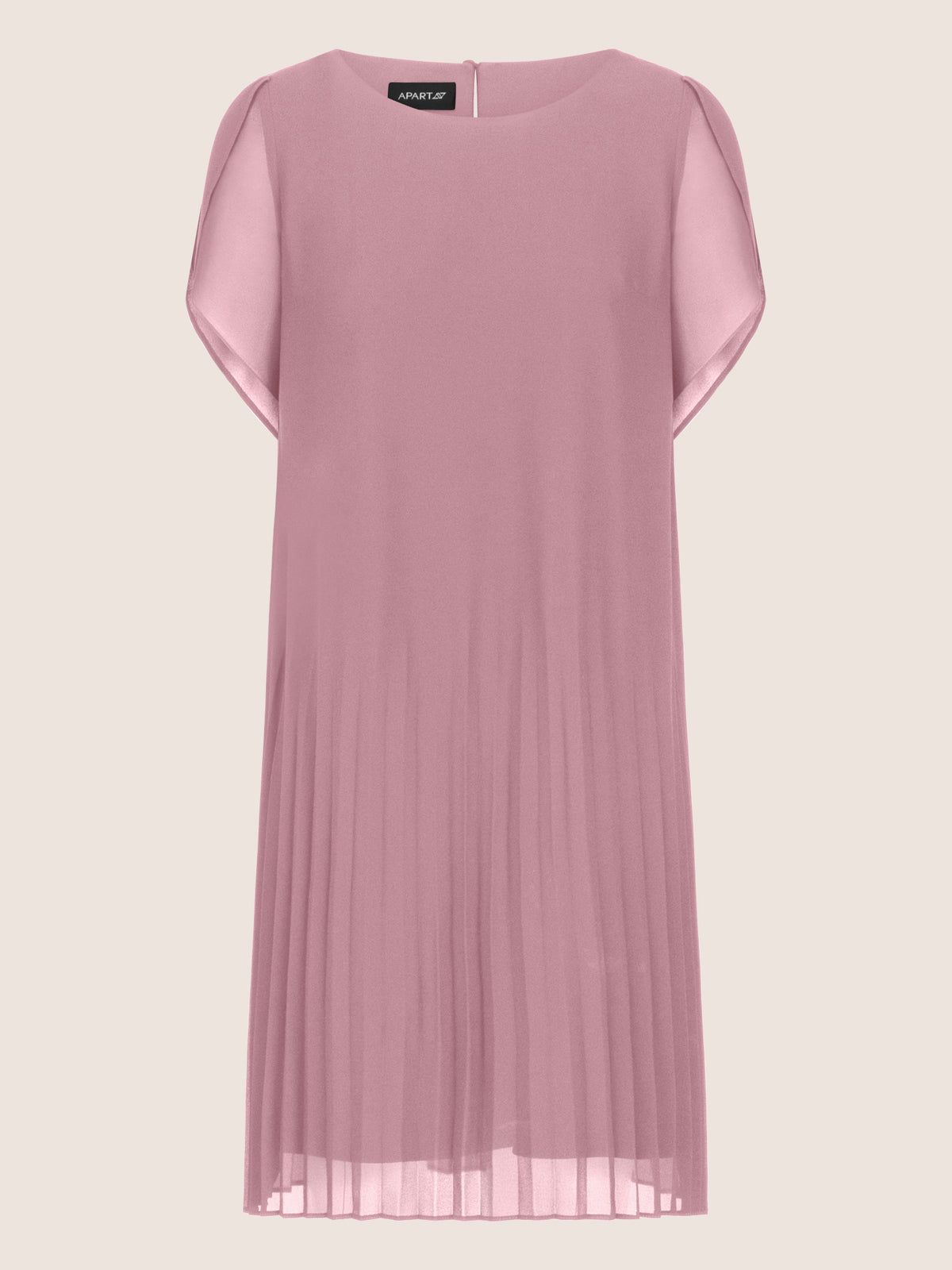 APART Chiffonkleid aus einem leicht körnigen Georgette | mauve