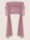 APART langes und breites Chiffontuch | mauve